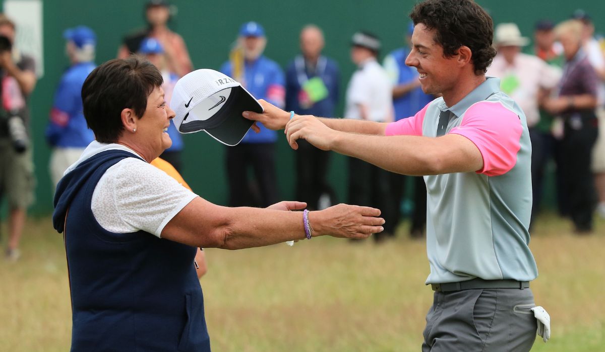 Rory McIlroy and his mother
