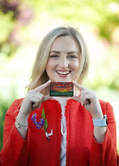 Pictured at the launch of Organ Donor Awareness Week 2025 is Avril Whitty. Pic: Conor McCabe Photography