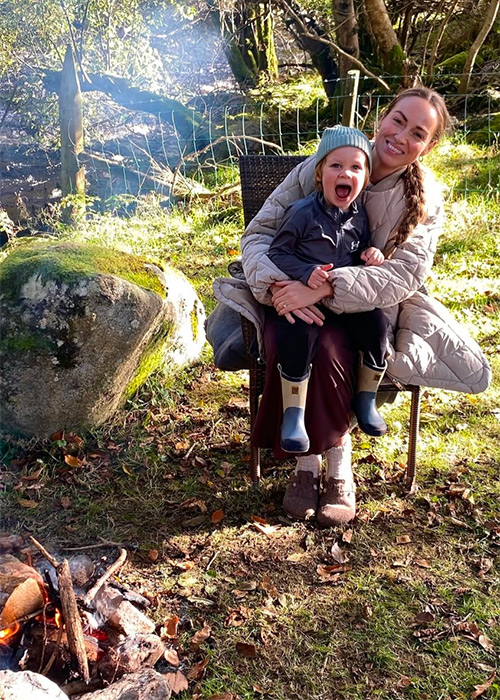 Daniella with her son, Sunny. Pic: Daniella Moyles/Instagram