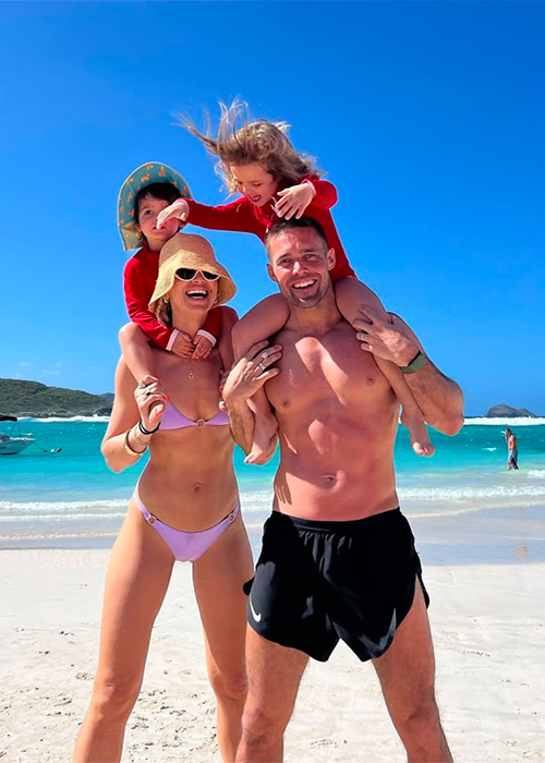 Vogue and Spencer on a family holiday. Pic: Vogue Williams/Instagram