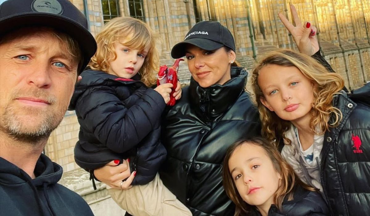 Kian Egan, Jodi Albert and their three sons