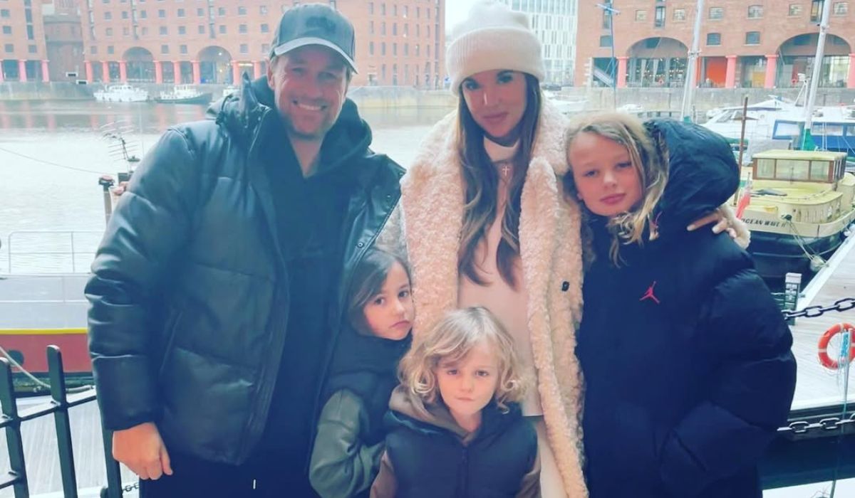 Kian Egan, Jodi Albert and their sons