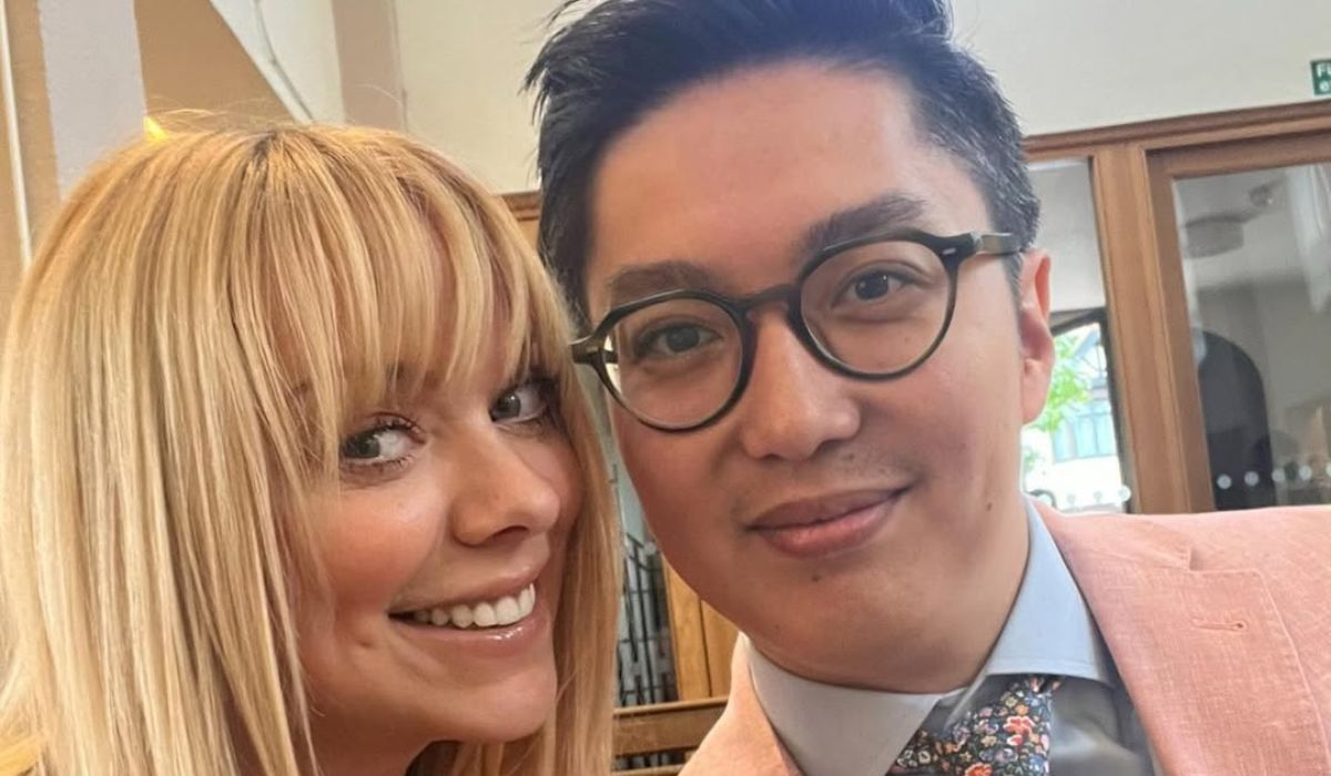 liz McClarnon and her husband Peter