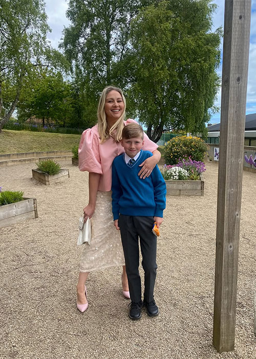 Anna Daly celebrates son's confirmation