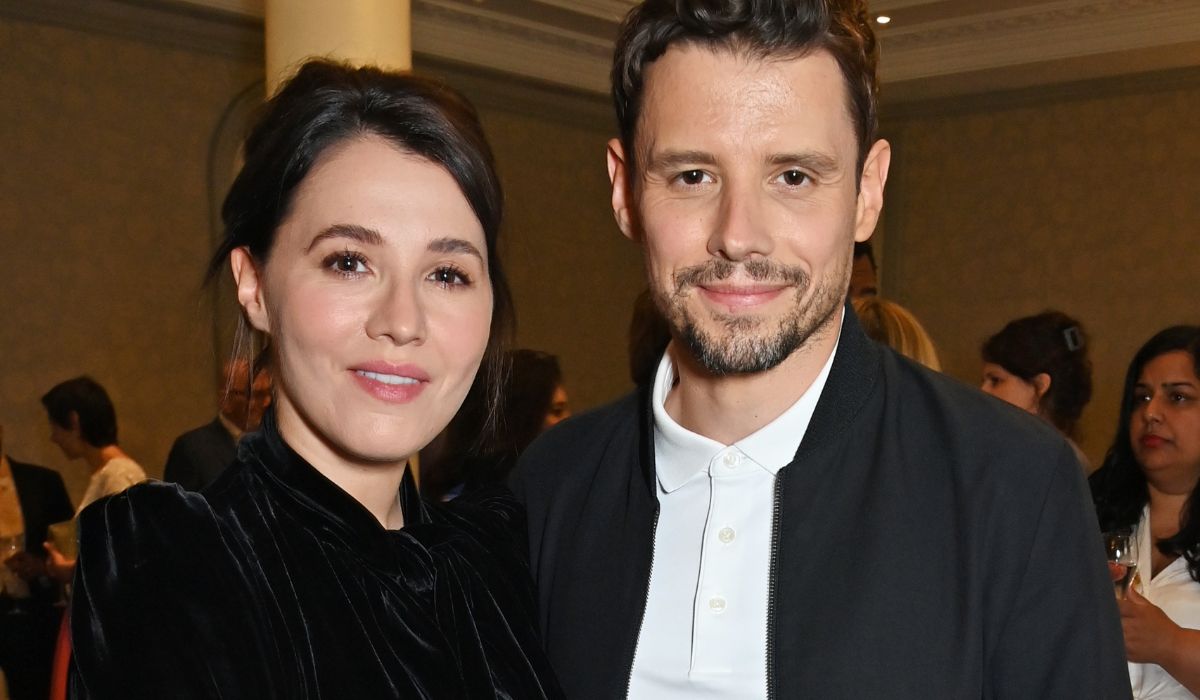 harlie Murphy and Sam Yates attend The South Bank Sky Arts Awards 2023 at The Savoy Hotel on July 2, 2023 in London.
