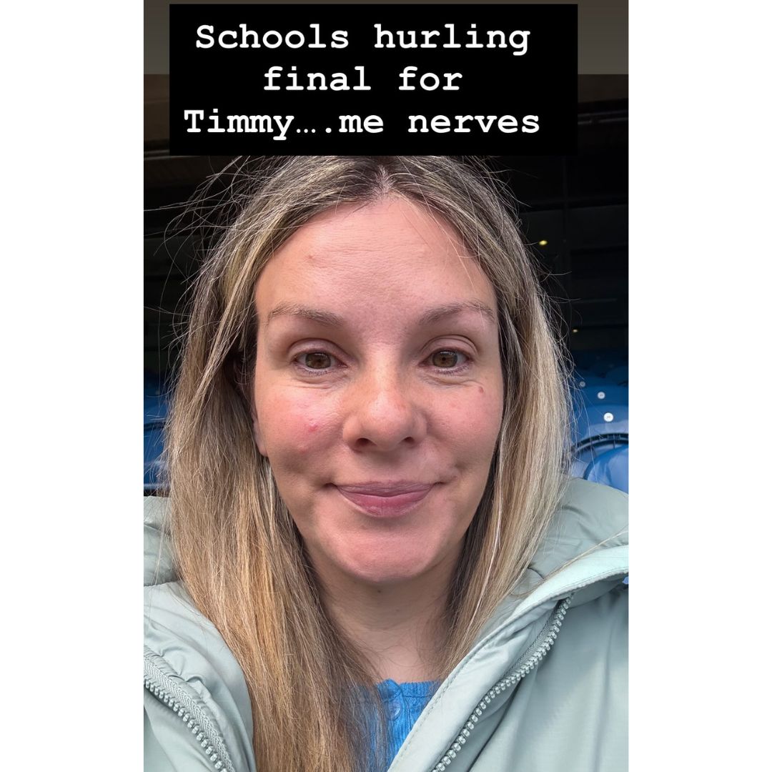 Marie Crowe selfie at Croke Park