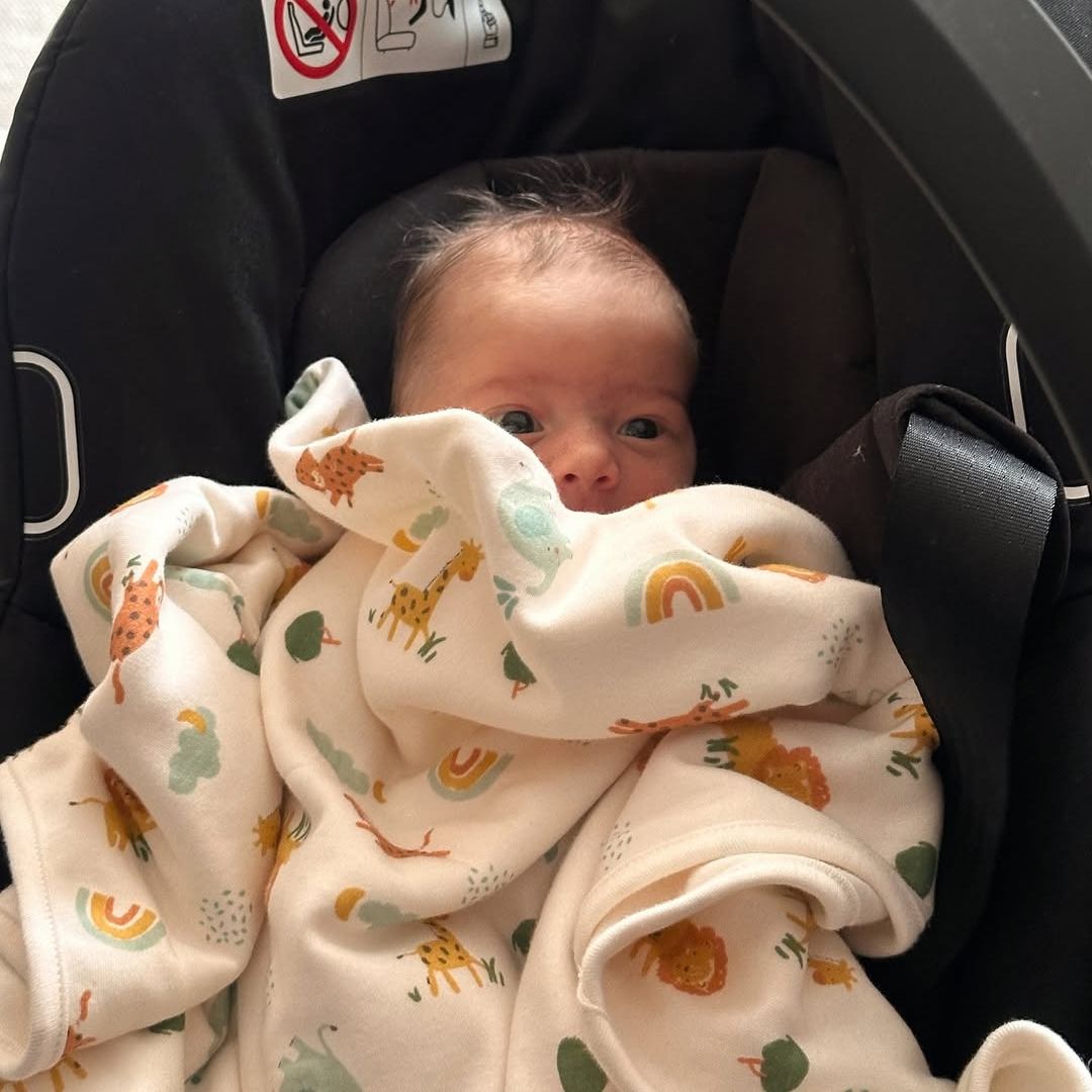 Caggie Dunlop's newborn baby Lola