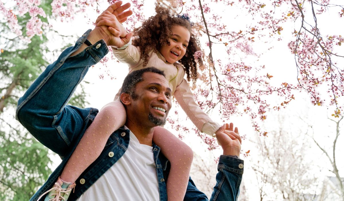 Dad and daughter