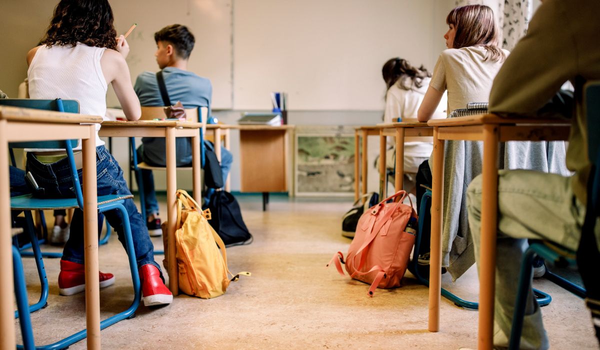 Schoolchildren in class