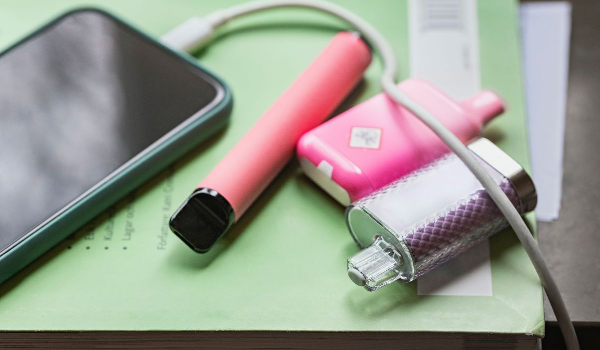 Vapes on table