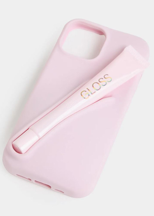 Lip Gloss Phone Case in pink (€5). Pic: Dunnes Stores