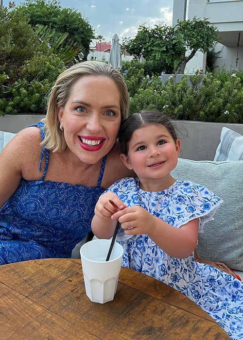 Aoife with her niece Blake. Pic: Aoife Dowling/Instagram