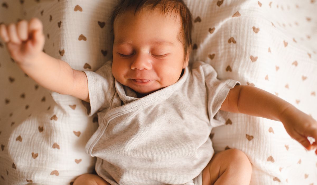Baby stretching