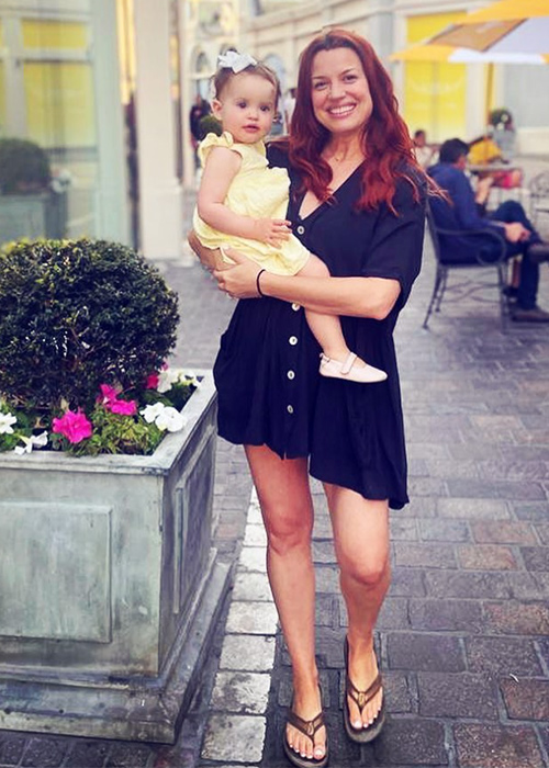 Caroline with her daughter Ava. Pic: Caroline Morahan/Instagram
