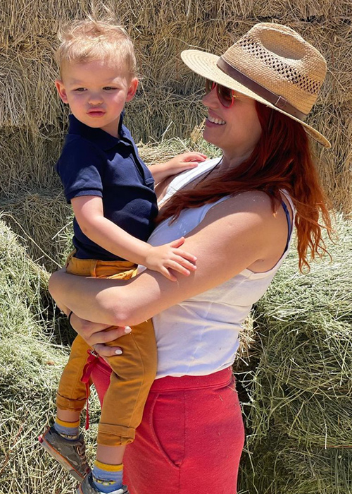 Caroline and Rowan. Pic: Caroline Morahan/Instagram