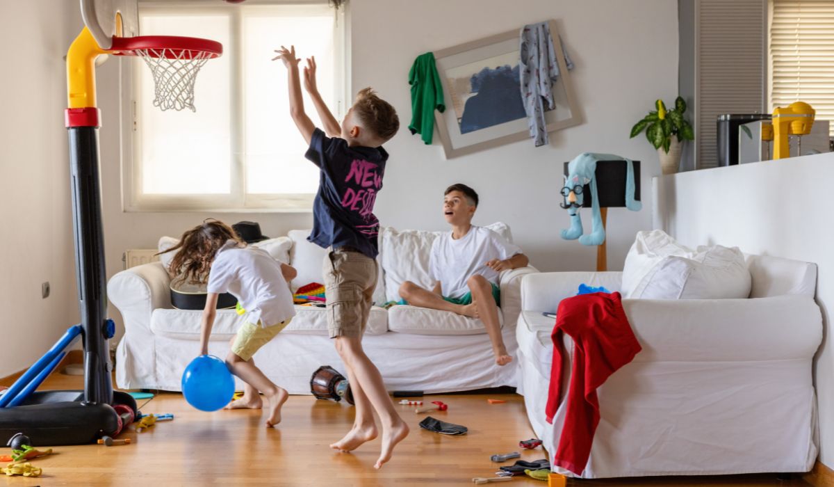 Children playing together