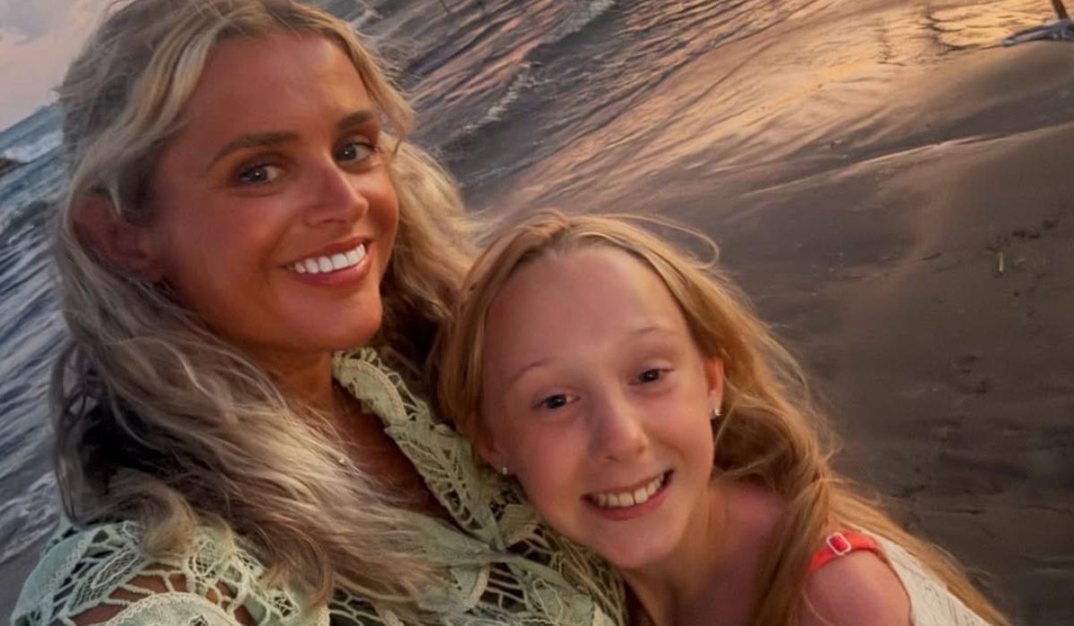 Erin McClean and her daughter on holiday