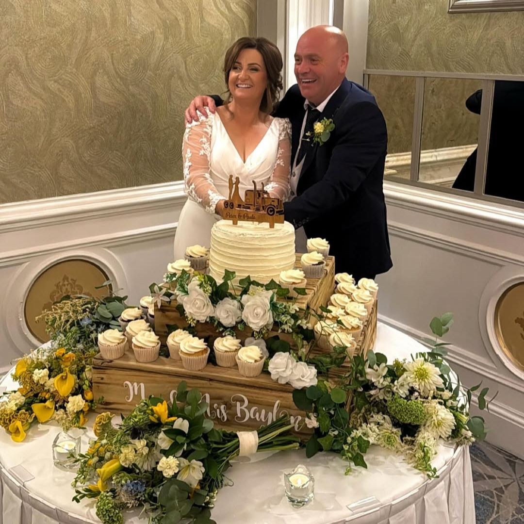Rachel Gorry's mum on her wedding day