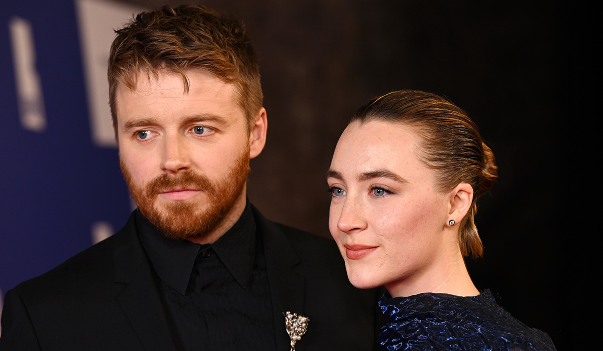 LONDON, ENGLAND - DECEMBER 08: Jack Lowden and Saoirse Ronan attend the 27th British Independent Film Awards at The Roundhouse on December 08, 2024 in London, England. (Photo by Jeff Spicer/Getty Images)