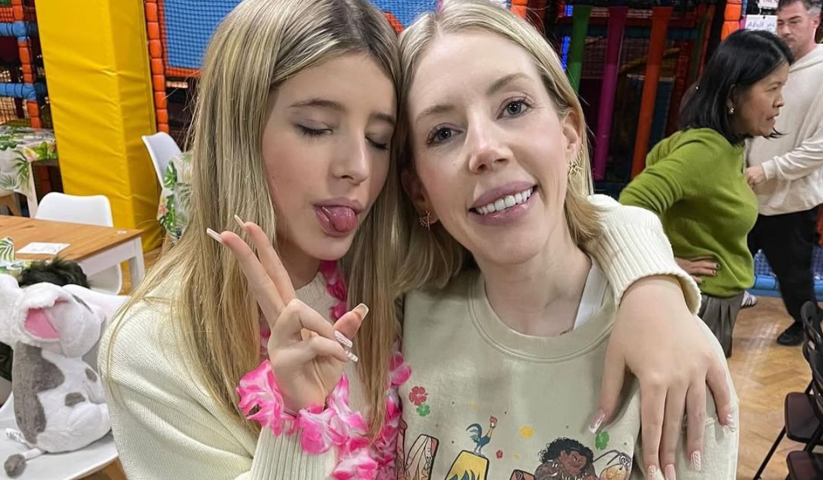 Katherine Ryan and daughter