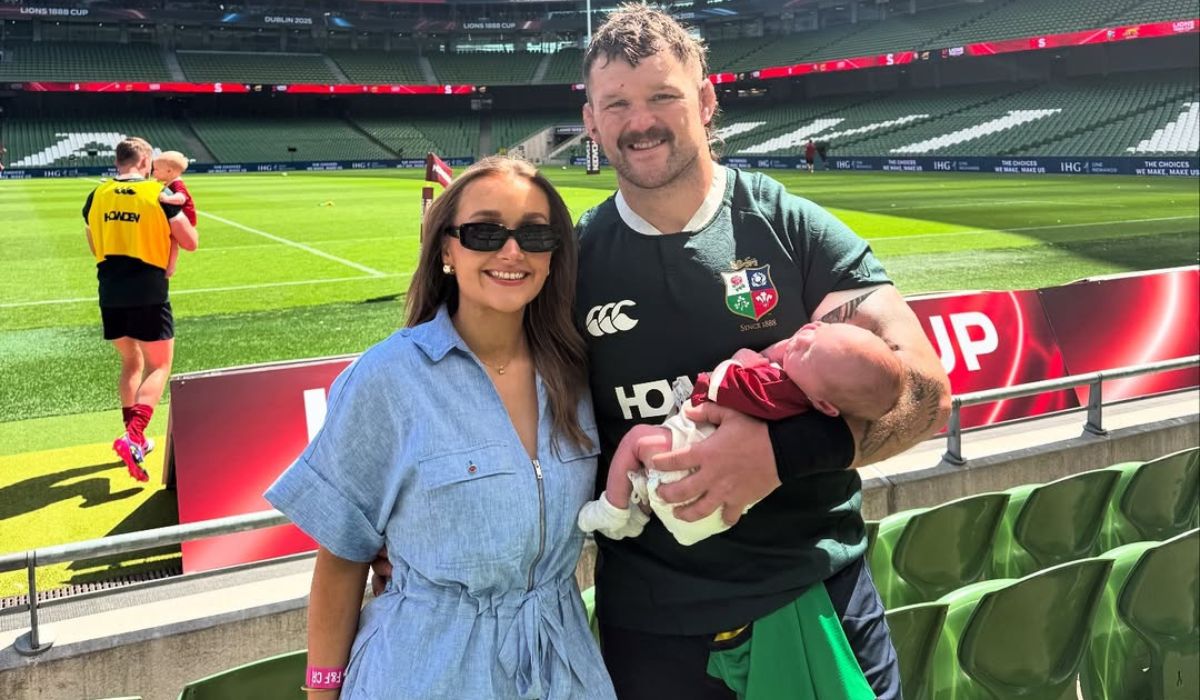 Elaine and Andrew Porter and their baby son Max