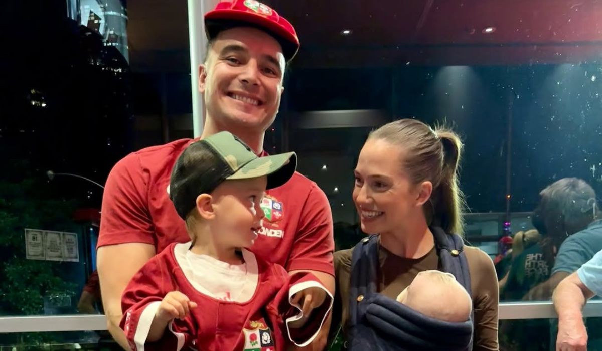 James and Arni Lowe with two of their children