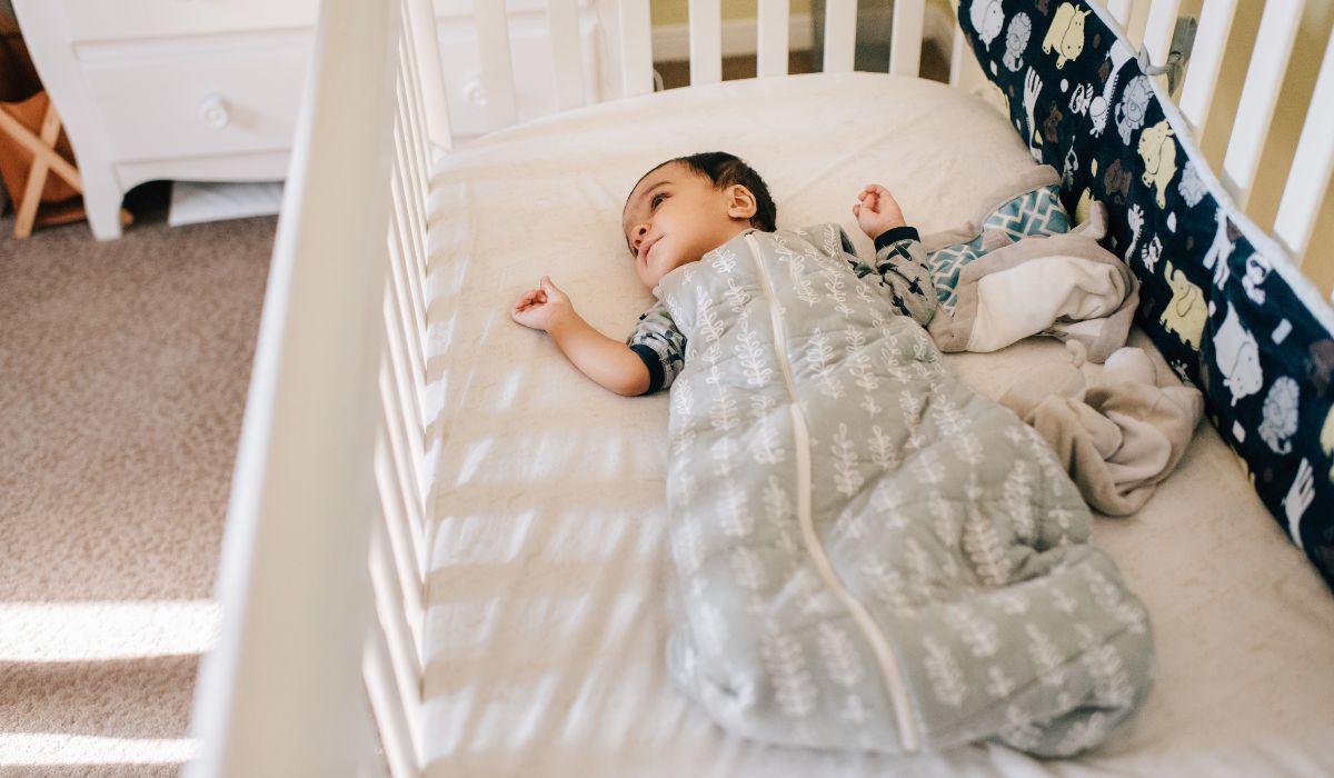 Baby in a sleeping bag