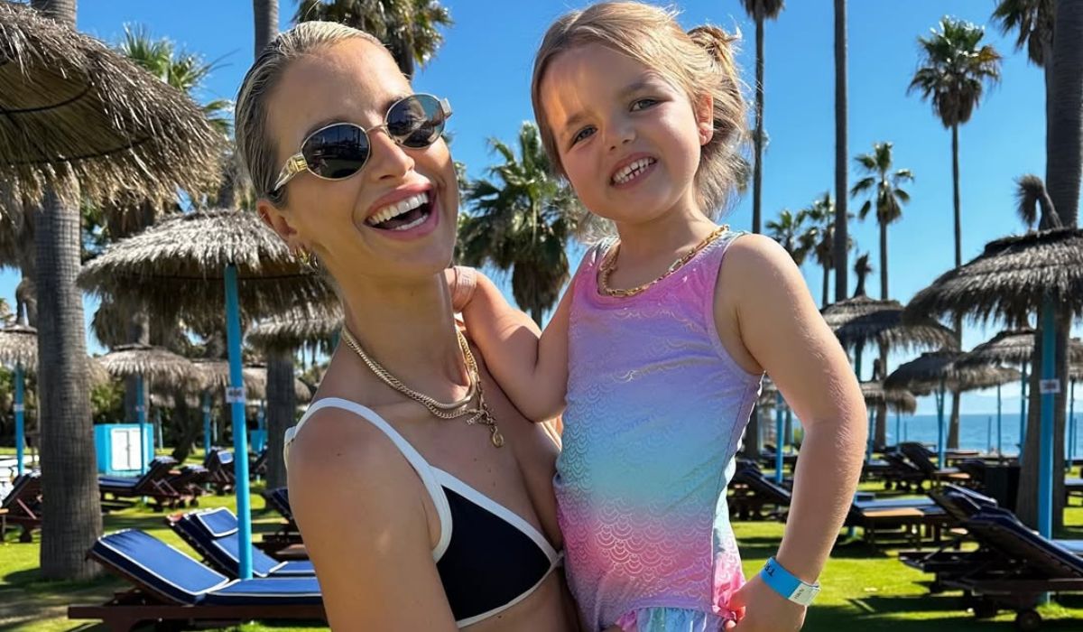 Vogue Williams and her daughter Gigi