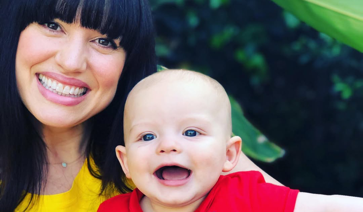 Caroline Morahan with her son Rowan. Pic: Caroline Morahan/Instagram