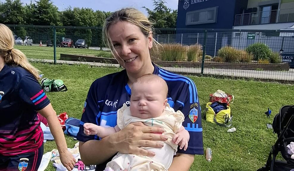 Marie and her baby daughter Jessie. Pic: Marie Crowe/Instagram