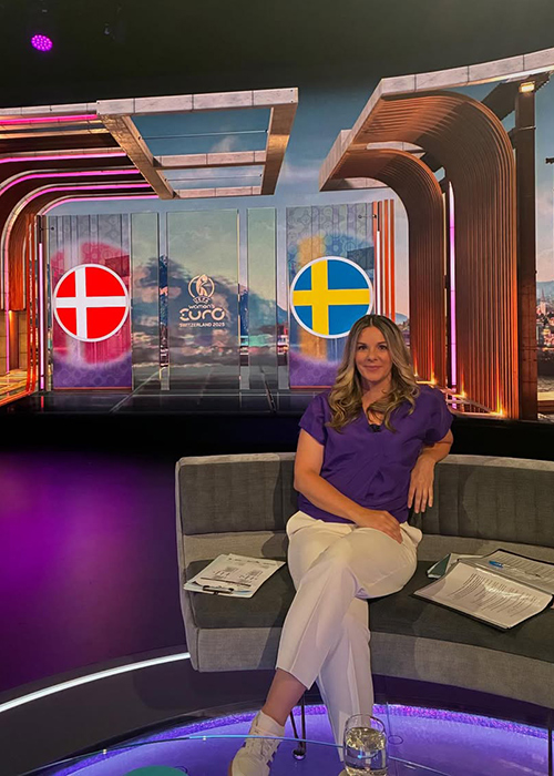 Marie is back to present the Women's Euros on RTÉ. Pic: Marie Crowe/Instagram