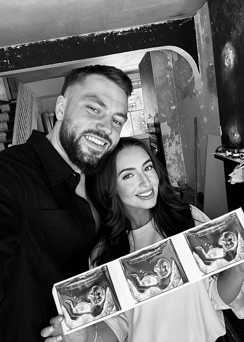 Finley Tapp with his girlfriend Jess Hale. Pic: Finley Tapp/Instagram