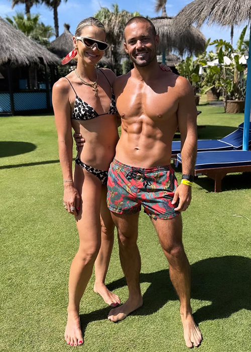 Vogue Williams and Spencer on holiday. PIC: Vogue Williams/Instagram