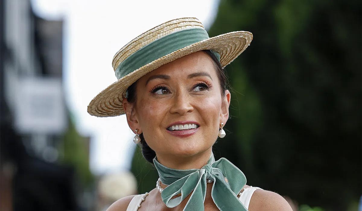 Nadine King, from Donnybrook, winner of the Best Dressed at RDS Dublin Horse Show. Pic: Conor Ó Mearáin / Collins Photo Agency