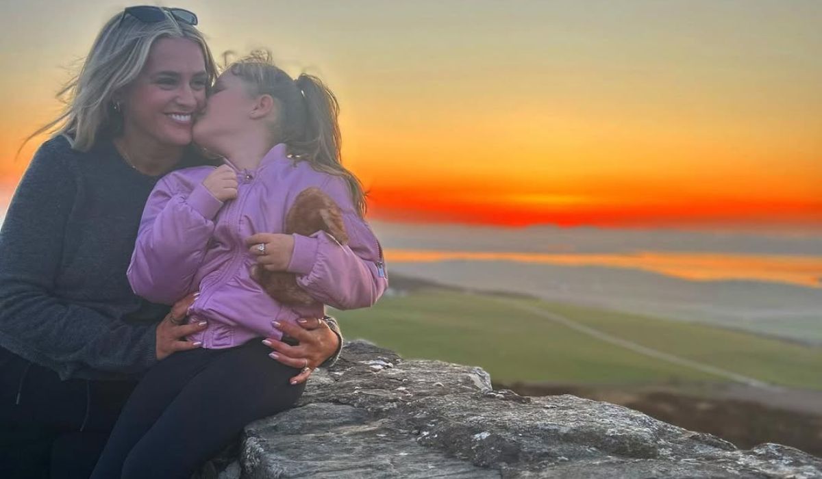 Erin McClean and daughter