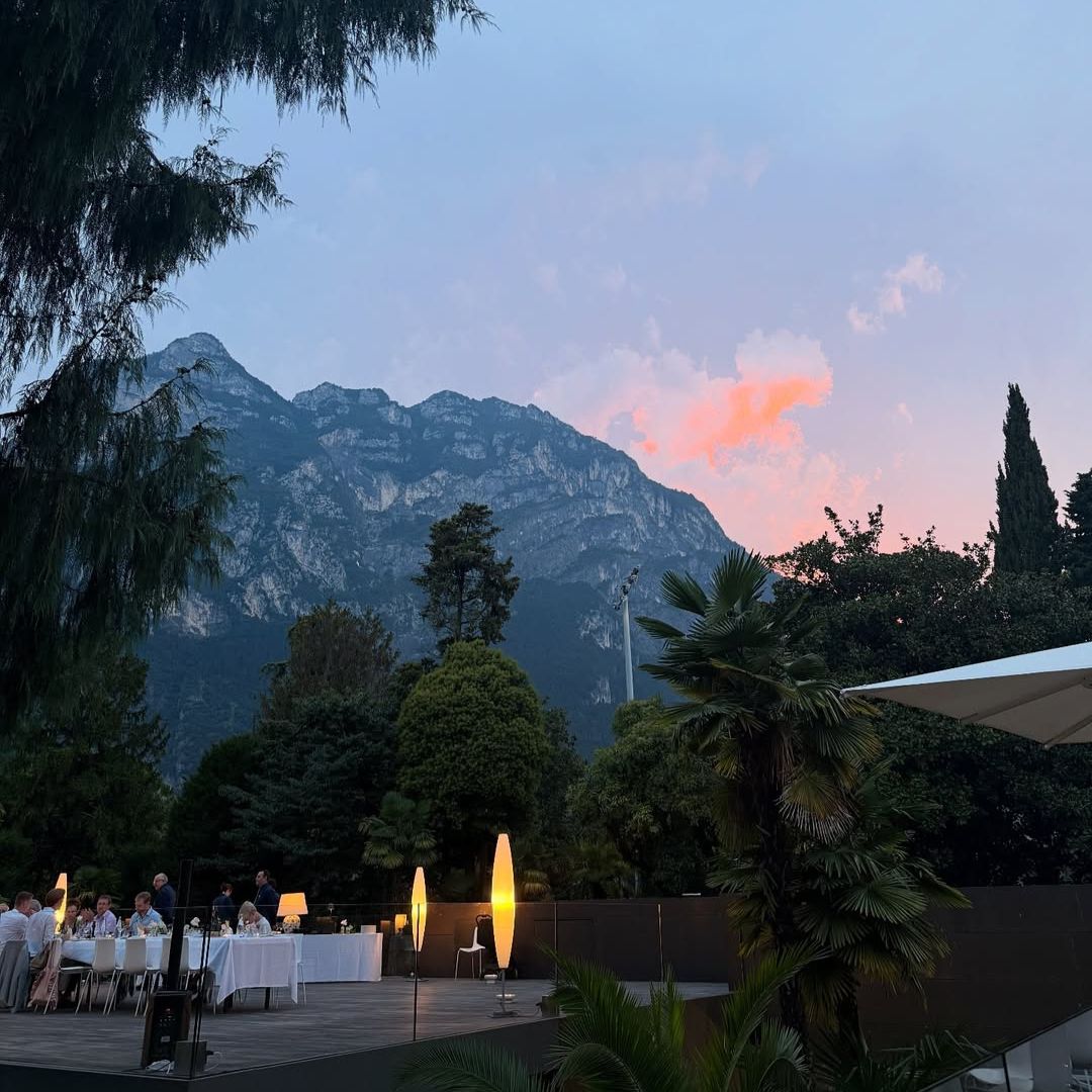 Elaine Porter's view of Lake Garda