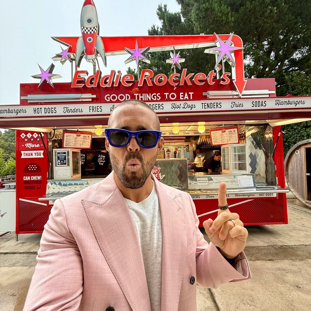 Spencer Matthews and Eddie Rockets food truck