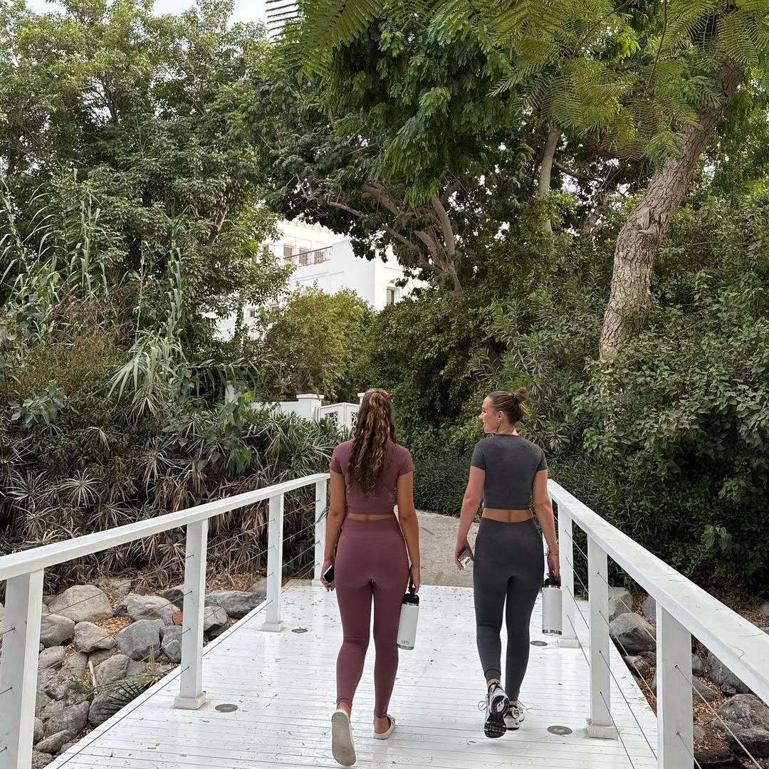 Kate Ferdinand walking in Dubai