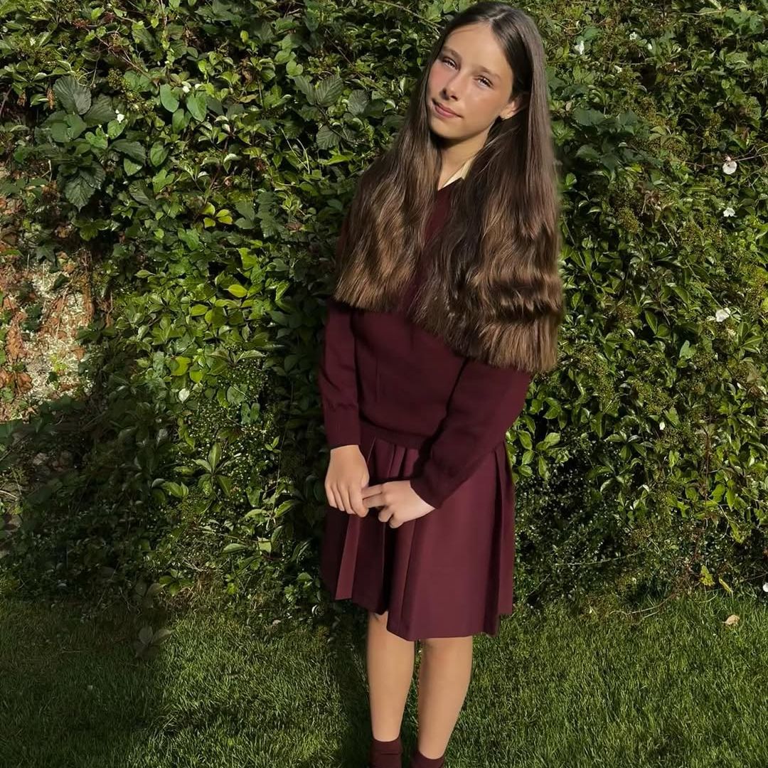 Una Healy's daughter Aoife Belle starting her first day of secondary school