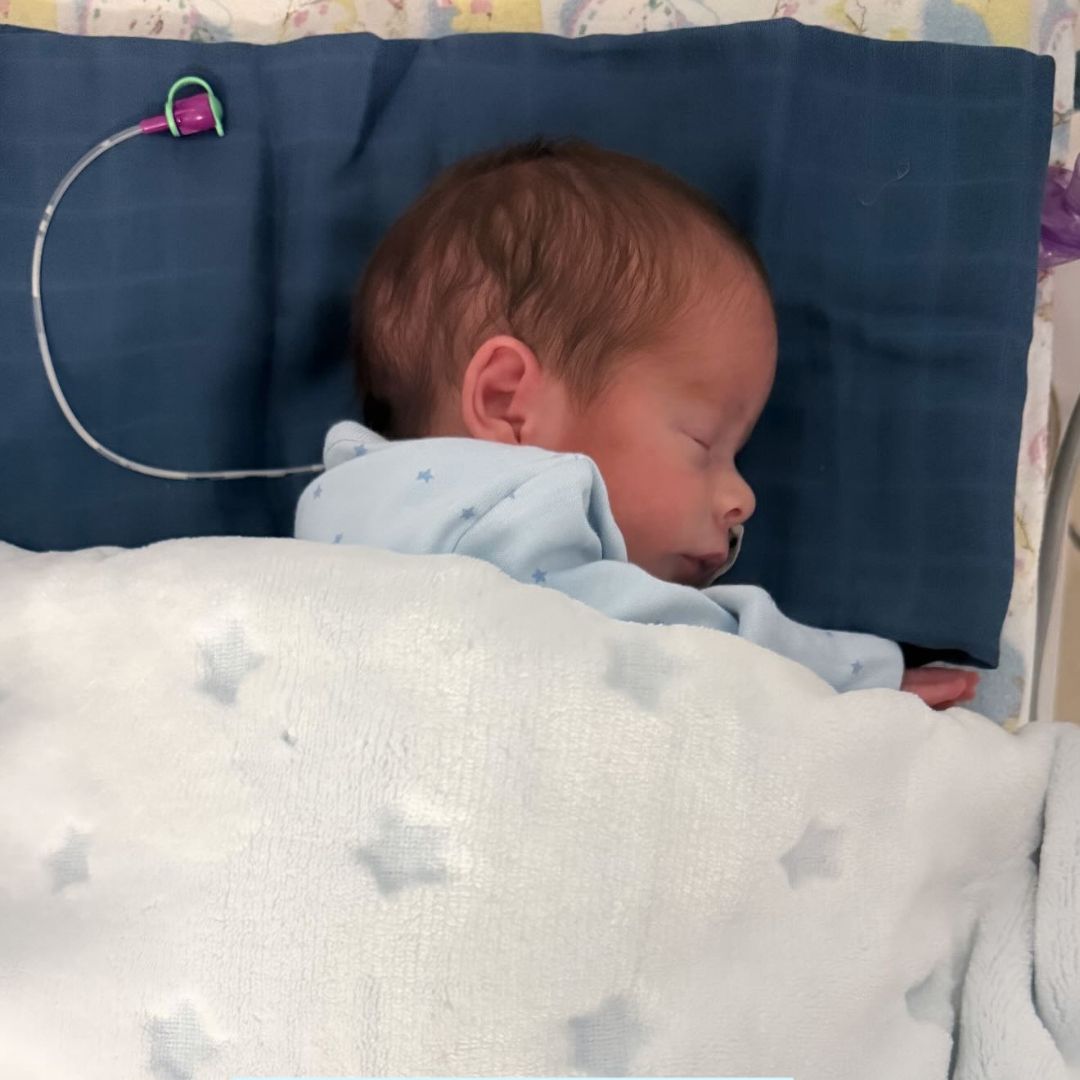 Rachel Gorry's son out of incubator in the hospital