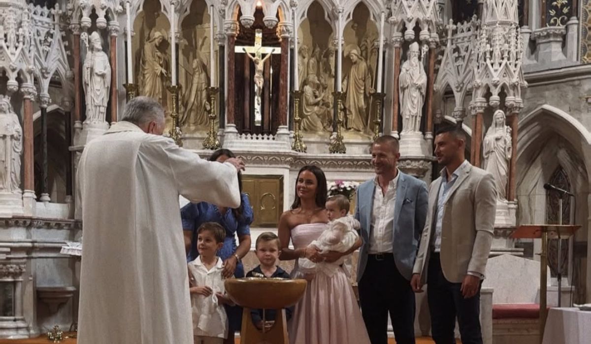 Jodie Wood on daughter's christening