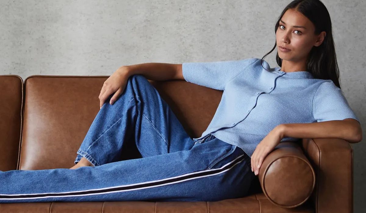 Dunnes Stores denim joggers