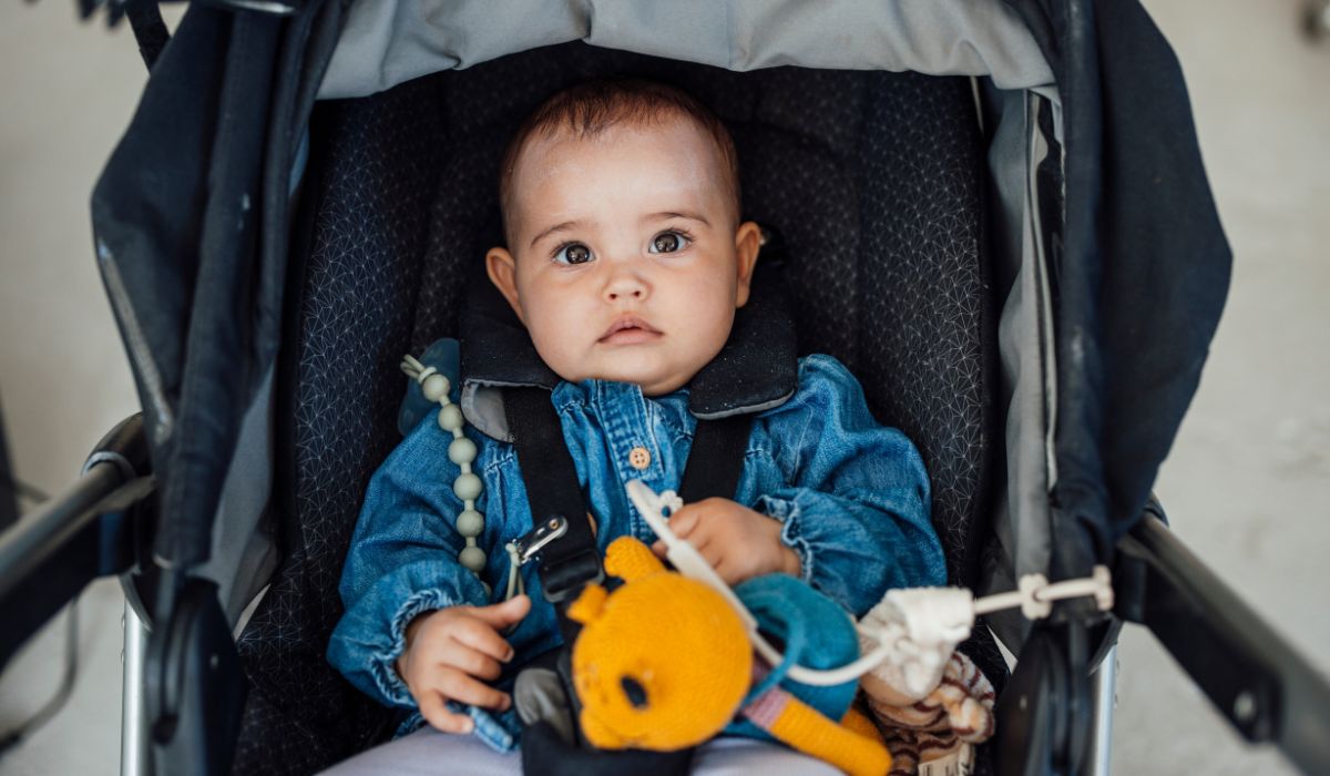 Baby in a pram