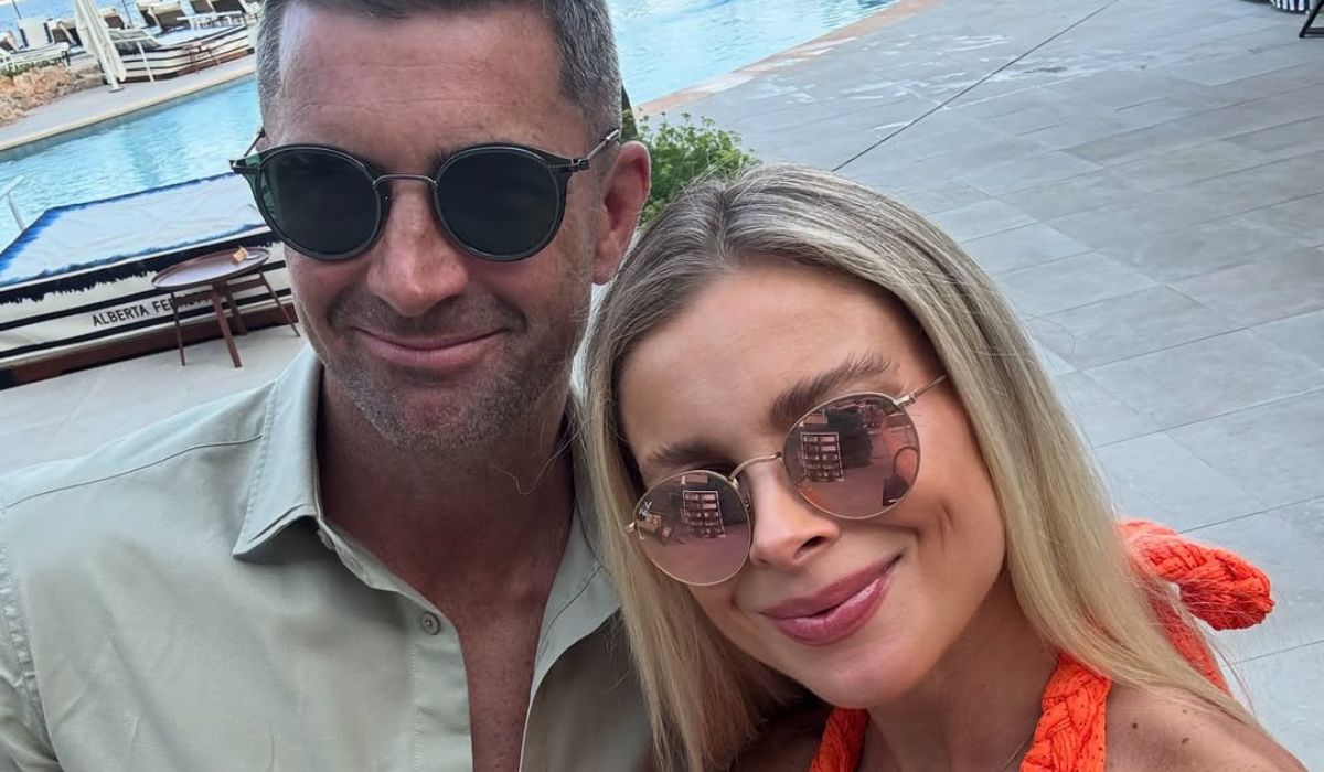 Jess Redden and Rob Kearney on holiday