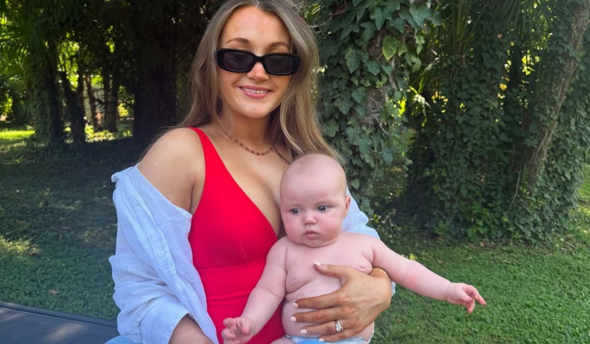 Elaine Porter and her son Max