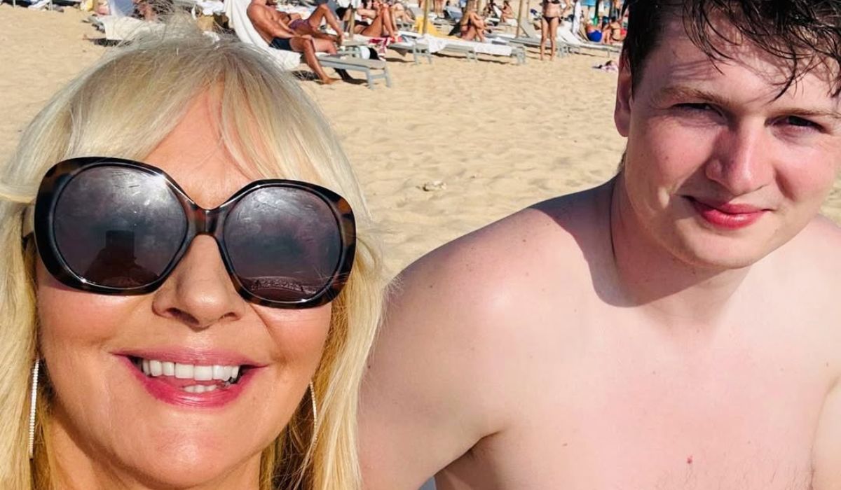 Miriam O'Callaghan and her son Conor