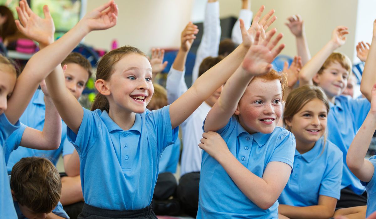 Children in primary school