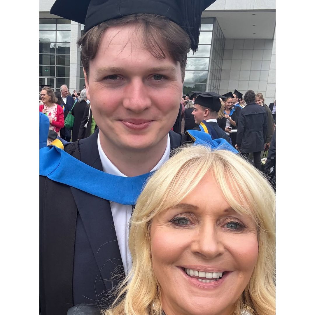 Miriam O'Callaghan and her son Conor