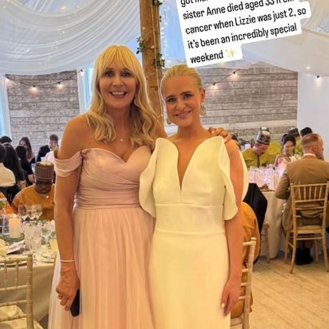Miriam O'Callaghan at her niece's wedding