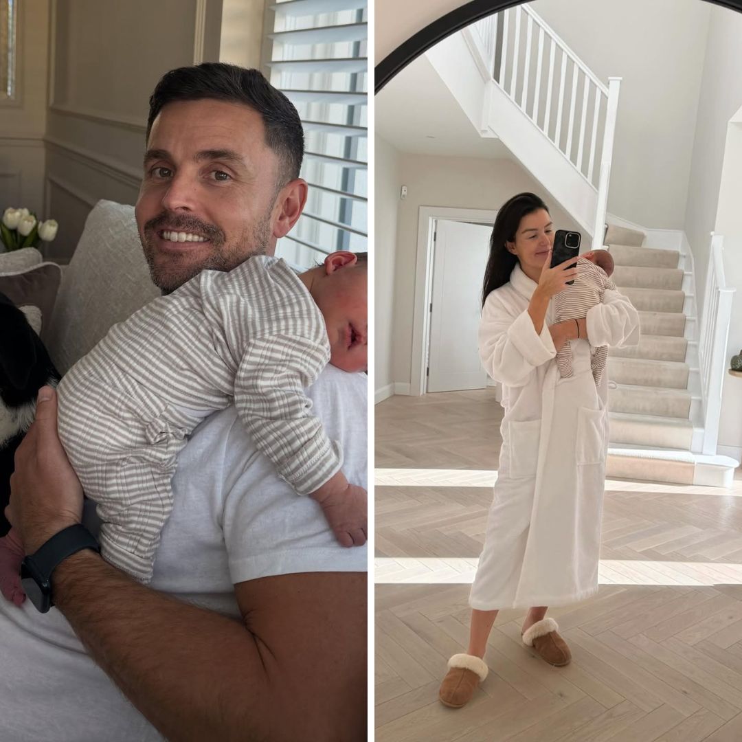 Terrie McEvoy and husband David with their son